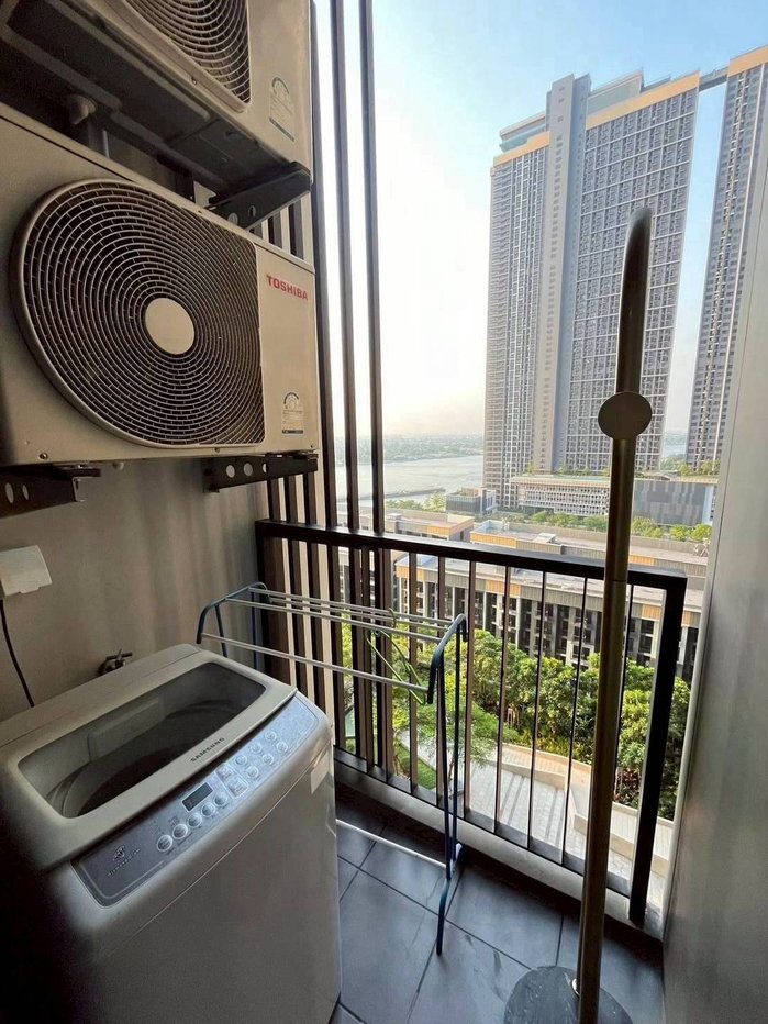 รูป ให้เช่าคอนโด The Politan Rive (เดอะ โพลิแทน รีฟ) แบบ 1 ห้องนอน 30 ตรม ชั้น 16 วิว ทิศเหนือวิวแม่น้ำ ราคา 10,000/เดือน - รูปที่ 6/11