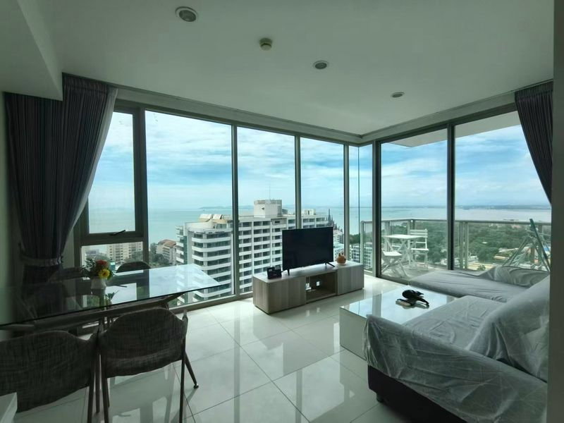 picture ⛵ Riviera Wongamat ⛵ Sea view / 21F / 50sqm / Corner / 1bedroom >> THB23,000/month彡 - 10/14