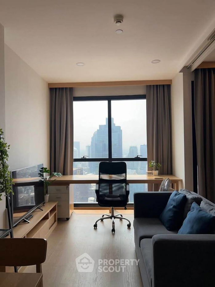 picture 1-BR 32 Sqm On 41st Floor At Ashton Chula Silom, 100m MRT Sam Yan (ID 3103055) - 2/6