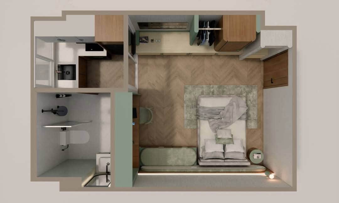 รูป ขาย103 Condominium 3คอนโดรีโนเวทใหม่ ดีไซน์สุดพรีเมียม โทนเขียวมัทฉะสลับงานไม้ละมุนตา ทำเลทองใจกลางนิมมาน ใกล้มหาวิทยาลัยเชียงใหม่ CH-9 - รูปที่ 10/10