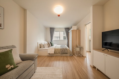 🔥NTC Home is selling a brand new, first-hand unit in Building G6 (899,000 THB), 21.5 sq m, fully furnished.