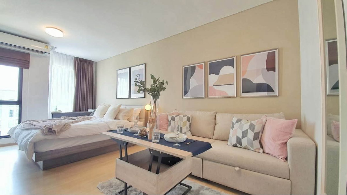 picture Unio Sukhumvit 72 Phase 2 | THB 9,500/Month | 650m to BTS Bearing | Fully Furnished & Move-in Ready - 1/8