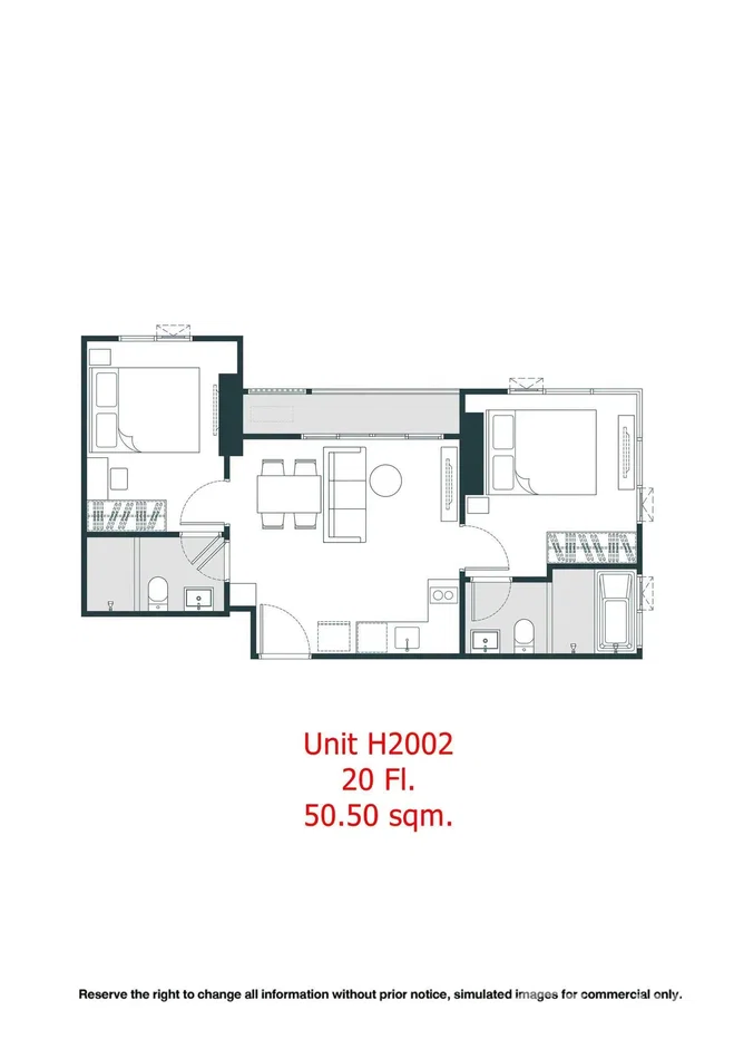 รูป ขาย คอนโด 2 ห้องนอน ในโครงการ นิว ริเวอร์เรสต์ ราษฎร์บูรณะ 6597682 - รูปที่ 23/24