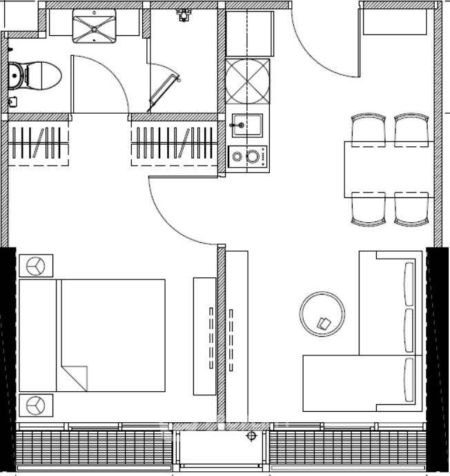 picture 1-BR Condo Noble Recole Sukhumvit 19, MRT Sukhumvit 400m (ID 3106682) - 10/10