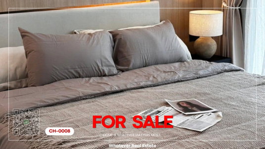 Condo for sale: Wiang Ping Condo, newly renovated in Modern Homey style, near MAYA, fully furnished with appliances, ready to move in CH-8