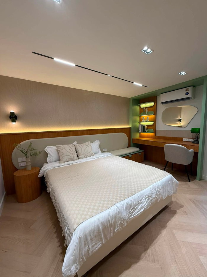 รูป ขาย103 Condominium 3คอนโดรีโนเวทใหม่ ดีไซน์สุดพรีเมียม โทนเขียวมัทฉะสลับงานไม้ละมุนตา ทำเลทองใจกลางนิมมาน ใกล้มหาวิทยาลัยเชียงใหม่ CH-9 - รูปที่ 3/10