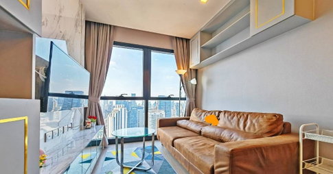 For rent: Ashton Asoke, room decorated in a luxurious style. Ready for you to experience. Ready to move in!!