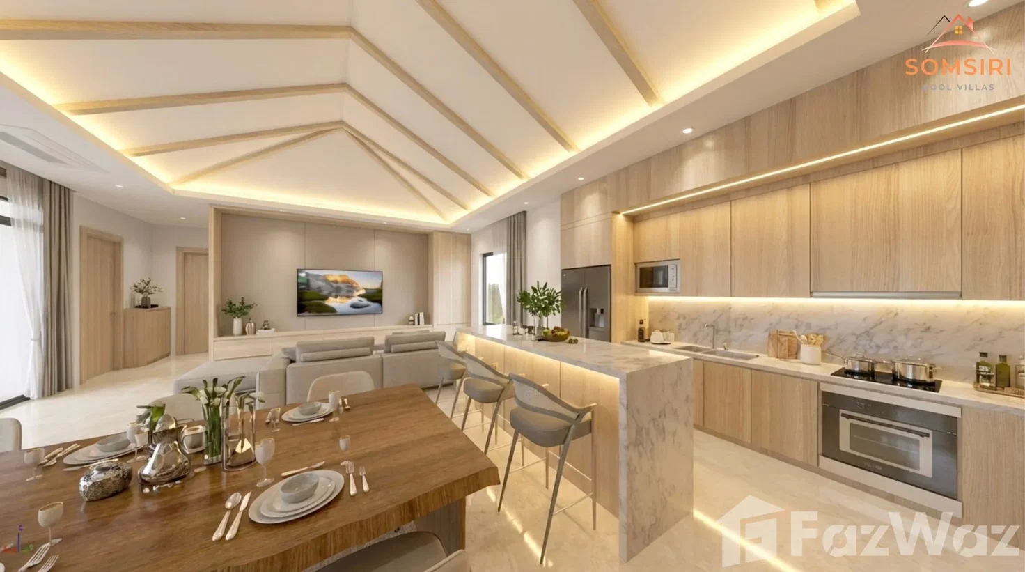 picture 3 Bedroom Villa for sale at Somsiri Pool Villa 5997768 - 4/5