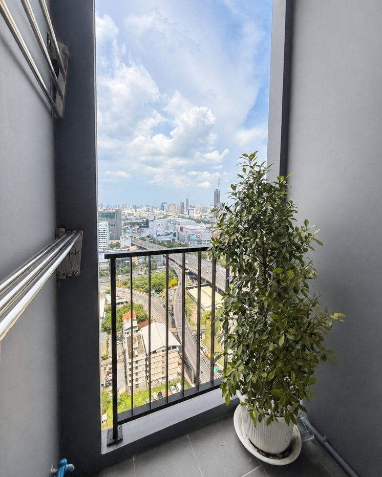 picture High Floor Near MRT 🏙️(For Rent) IDEO Rama 9-Asoke 💵29,000 THB (Duplex-Loft, 38 Sqm) - 8/8