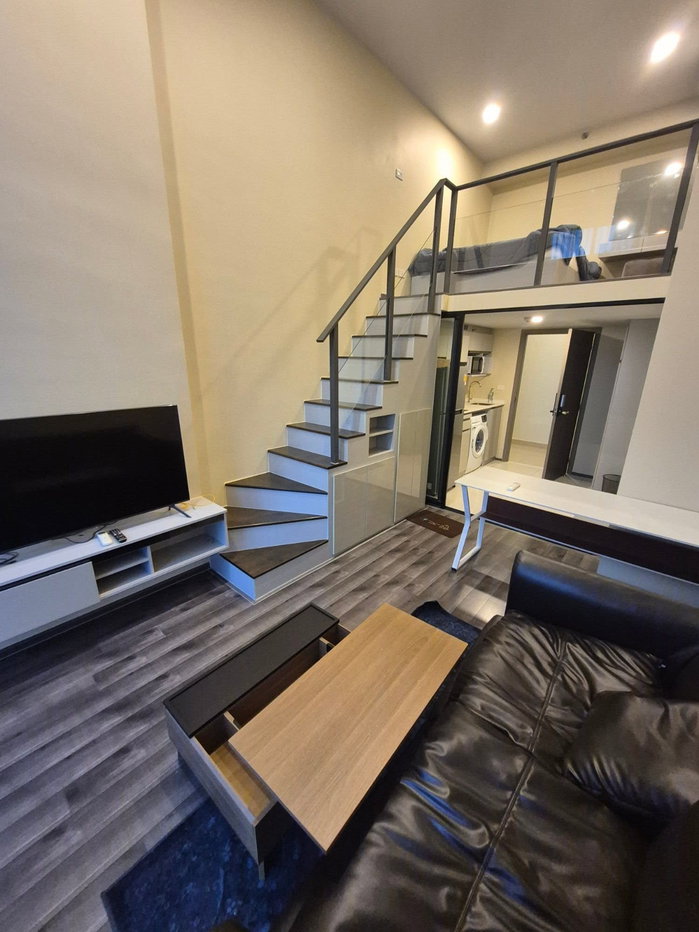 picture High Floor Near MRT 🏙️ (For Rent) Knightsbridge Space Rama 9 💵 25,000 THB (Duplex ,35 Sqm) - 1/7