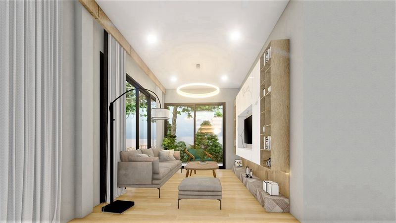 รูป 🏡 บ้านสไตล์ร่วมสมัย (Contemporary Style) ทำเลดี หน้าอำเภอสารภี T. 063-6649056 - รูปที่ 9/11