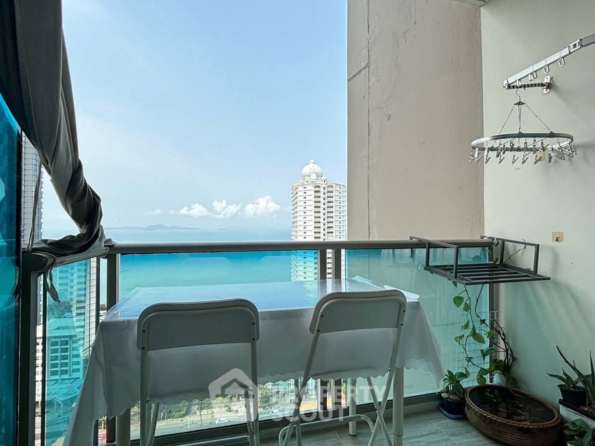 รูป คอนโด 1 ห้องนอน ชั้นสูง 22 สูง 35 ตร.ม. ขาย The Riviera Palm Beach วงศ์อมาตย์ ใกล้ Sanctuary of Truth (ID 2755012) - รูปที่ 5/13