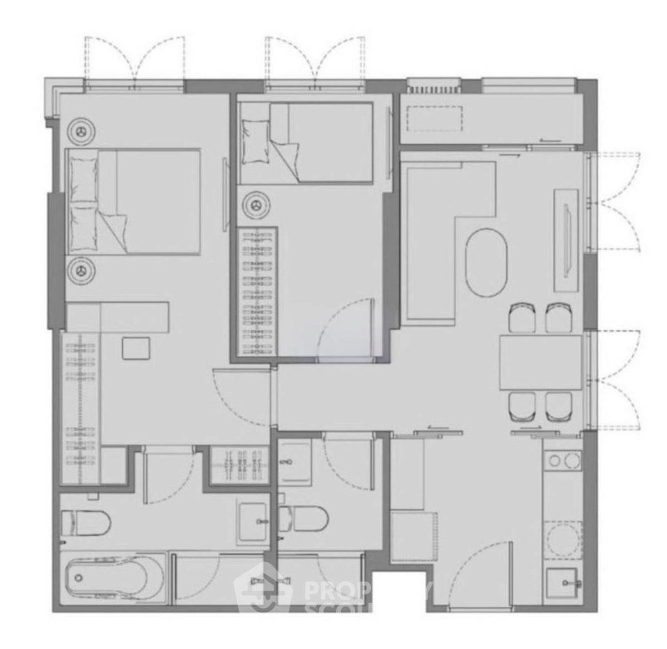 รูป คอนโด 2 ห้องนอน ให้เช่า Chapter ทองลอร์ 25 ใกล้ทองหล่อ (ID 2894815) - รูปที่ 3/3