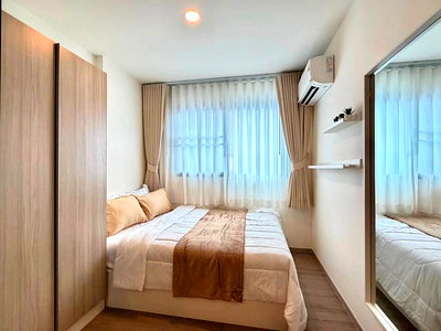 คอนโดให้เช่า : 💜💜ปล่อยเช่าห้องใหม่!! The Origin Bangkae 1Bed 24 ตรม.ชั้น 7 ตึก D แต่งครบ ใกล้ MRT บางแค สนใจ Line ID: @atfirm💜💜