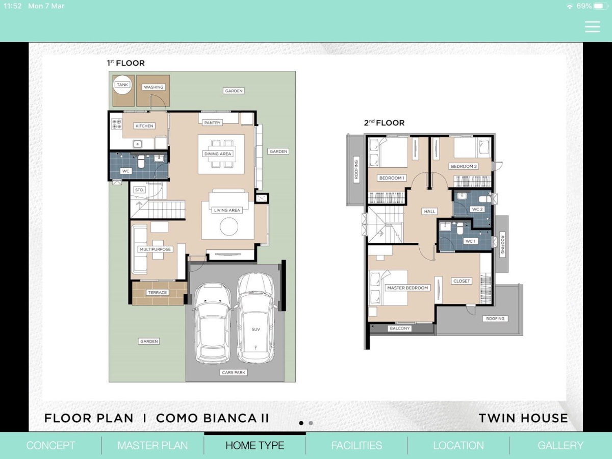 picture 🏠 House for Rent | Como Bianca II Bangna Property Code | LNP-H1095 - 2/16