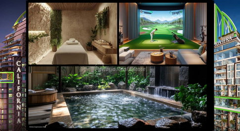 🛏️ 1 ห้องนอน - 🛁 1 ห้องน้ำ - 🏙️ Sea View - 🌏 ชื่อชาวต่างชาติ - 🏢 The Riviera California Pattaya - รหัส: CFN06
