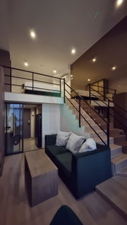 ขายคอนโด ไอดีโอ พระราม 9 - อโศก อาคาร 1 ชั้น 30 Duplex ขนาด 38 ตรม ใกล้ MRT พระราม 9
