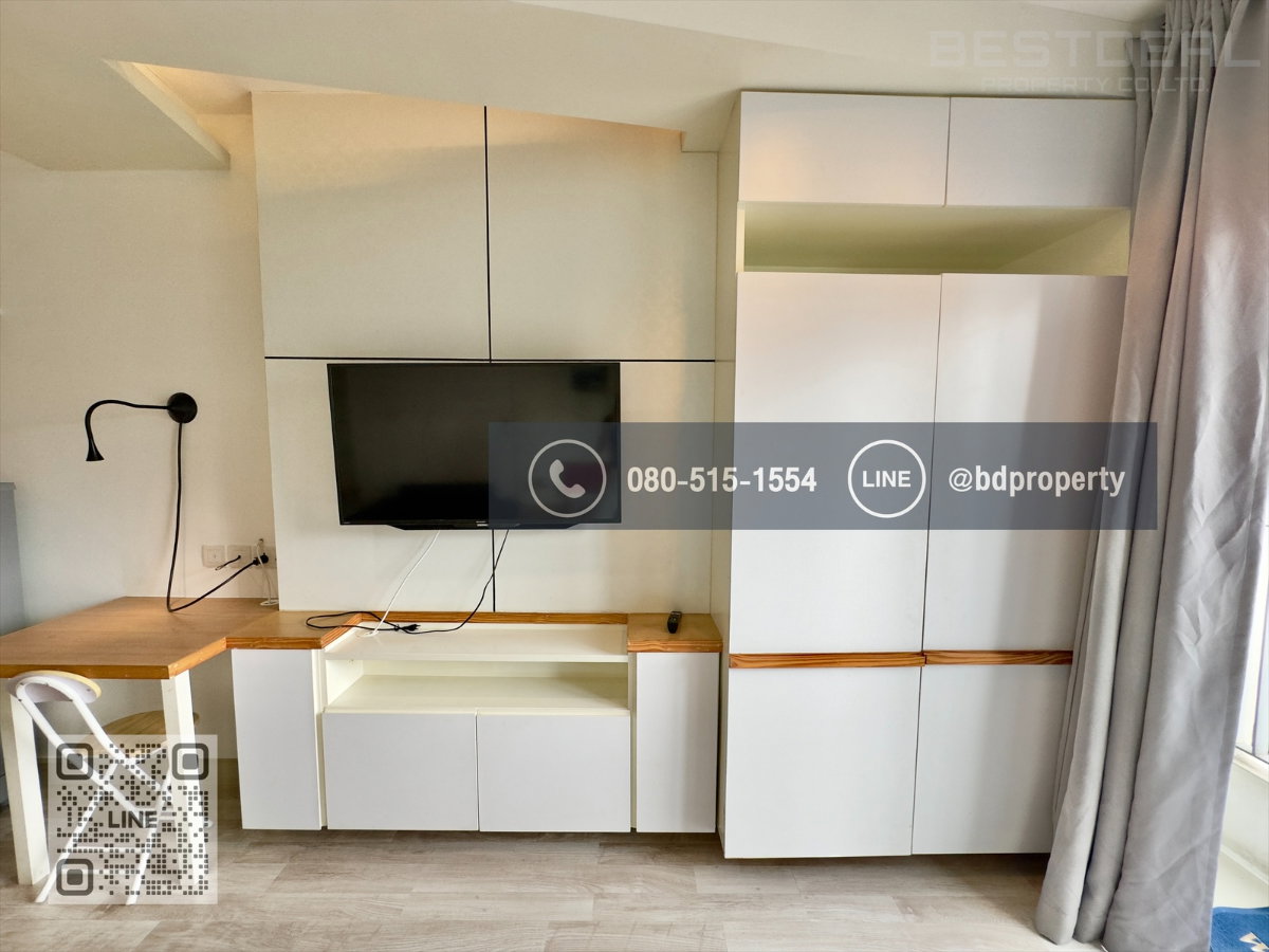 รูป Bestdeal ให้เช่า Studio 22ตรม.ราคา 13,500/เดือนเท่านั้น เฟอร์นิเจอร์และเครื่องใช้ไฟฟ้าครบ “IDEO MOBI RAMA 9” ใกล้MRT และ เซ็นทรัลพระราม 9 เพียง 80 ม. - รูปที่ 6/11