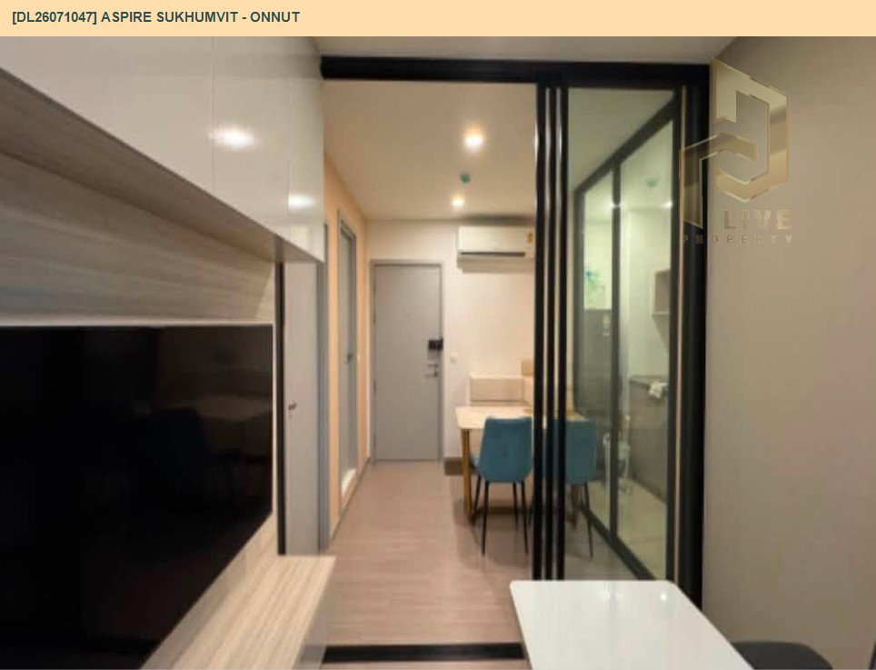 รูป DL26071047 ให้เช่าคอนโด แอสปาย สุขุมวิท - อ่อนนุช (Aspire Sukhumvit - Onnut) ใกล้ BTS อ่อนนุช พร้อมเข้าอยู่ โทรด่วน 0638692663 LineID @952jdxxk - รูปที่ 6/14