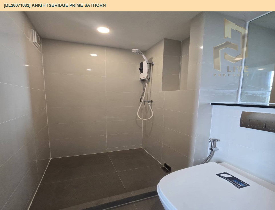 รูป DL26071082 ขายคอนโด ไนท์บริดจ์ ไพร์ม สาทร (Knightsbridge Prime Sathorn) ใกล้ BTS ช่องนนทรี พร้อมเข้าอยู่ โทรด่วน 0653619502 LineID @952jdxxk - รูปที่ 7/8