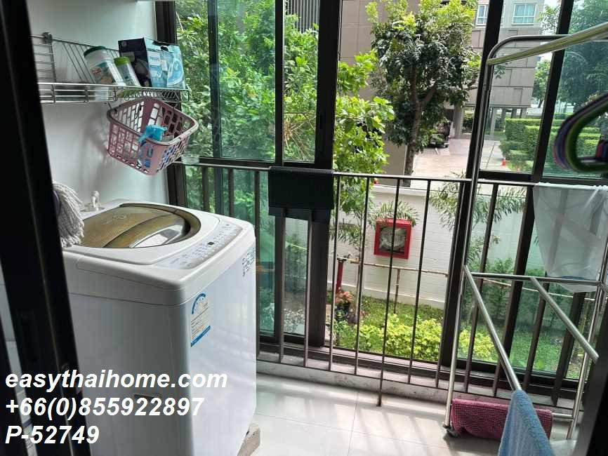รูป P-52749 | ปล่อยเช่า ไอดีโอ บลูโคฟ สาทร 🔥✨ คอนโด 2 ห้องนอน ใกล้ BTS วงเวียนใหญ่ เพียง 180 เมตร วิวโครงการ+สวน เฟอร์ครบ พร้อมเครื่องซักผ้า - รูปที่ 11/13