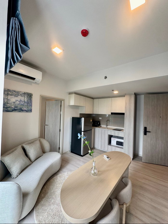 รูป 📌For rent ห้องใหม่ แกะกล่อง 🎀Cobe Ratchada Rama9 🎀 32 sqm 18,000/month. - รูปที่ 3/9
