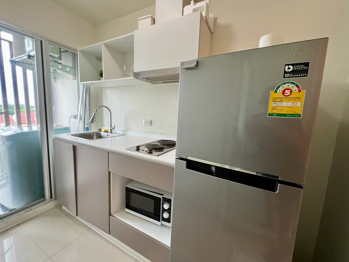 รูป 🍃 ด่วน! ห้องว่างพร้อมเข้าอยู่ ให้เช่าคอนโด Dcondo Ping วิวโล่ง ทำเลดีมาก เดินทางสะดวก ติด Central (สามารถเดินไปได้) ใกล้ 7-11 และอื่นๆอีกมากมาย - รูปที่ 9/12