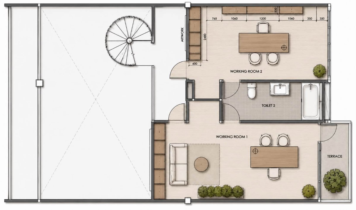 รูป ให้เช่า Private Garden View Duplex Office ทรอปิคานา คอร์ท ใจกลางอารี พร้อมอยู่ (HO6914) - รูปที่ 16/16