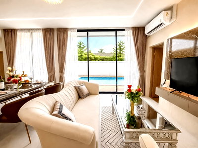 เช่าบ้านเดี่ยว บางละมุง ชลบุรี : Pool Villa for Rent Mabprachan East Pattaya 3 Bedroom