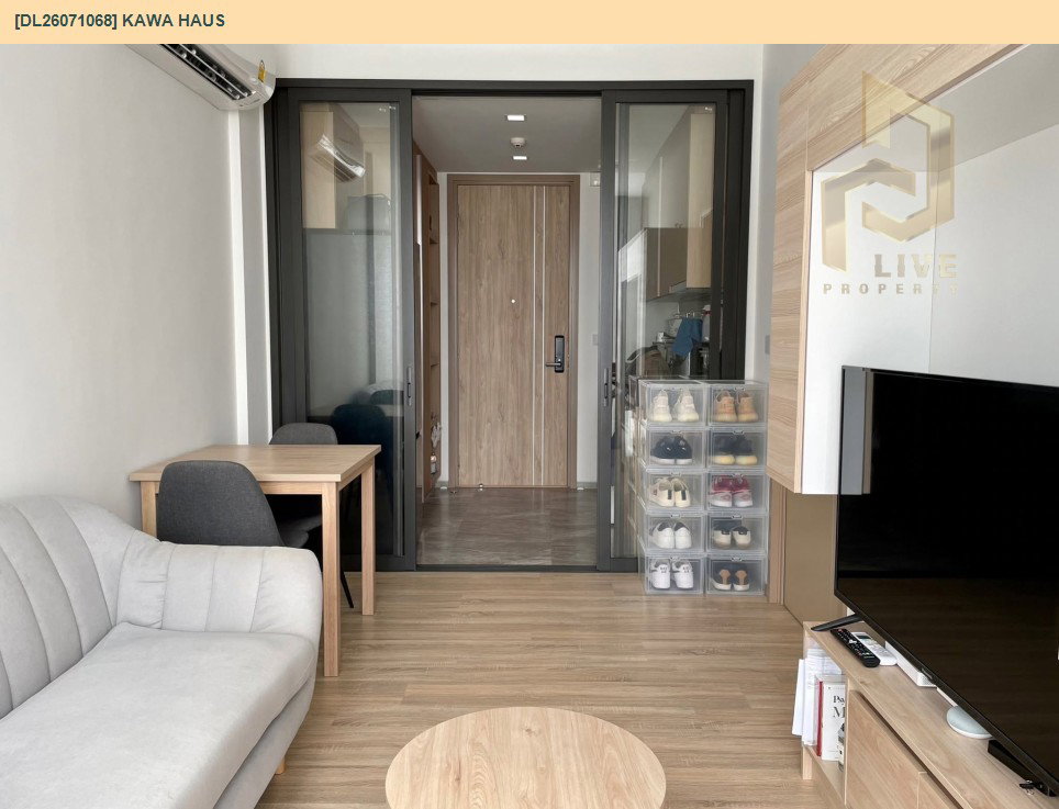 รูป DL26071068 ให้เช่าคอนโด คาวะ เฮาส์ (KAWA HAUS) ใกล้ BTS อ่อนนุช พร้อมเข้าอยู่ โทรด่วน 0614453194 LineID @952jdxxk - รูปที่ 4/10