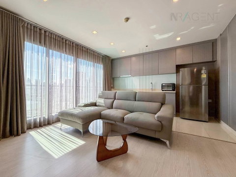 🚩 For Rent Condo RHYTHM SUKHUMVIT 36-38 Building 1, Floor 18,2 bed room, Room size 75 sqm