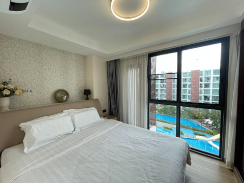 ขายด่วน The One Condo เชียงใหม่ ห้องมุม ทำเลย่านสันทราย T. 063-6649056