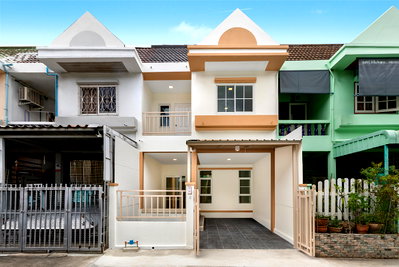 ทาวน์โฮม สภาการพยาบาลแห่งประเทศไทย : ทาวน์เฮ้าส์ 2 ชั้น รีโนเวทใหม่ ซอยติวานนท์ 3 แยก 19 ทำเลดีใกล้รถไฟฟ้าสายสีม่วงสถานีกระทรวงสาธารณสุข ตรงข้ามกับกระทรวงสาธารณสุข