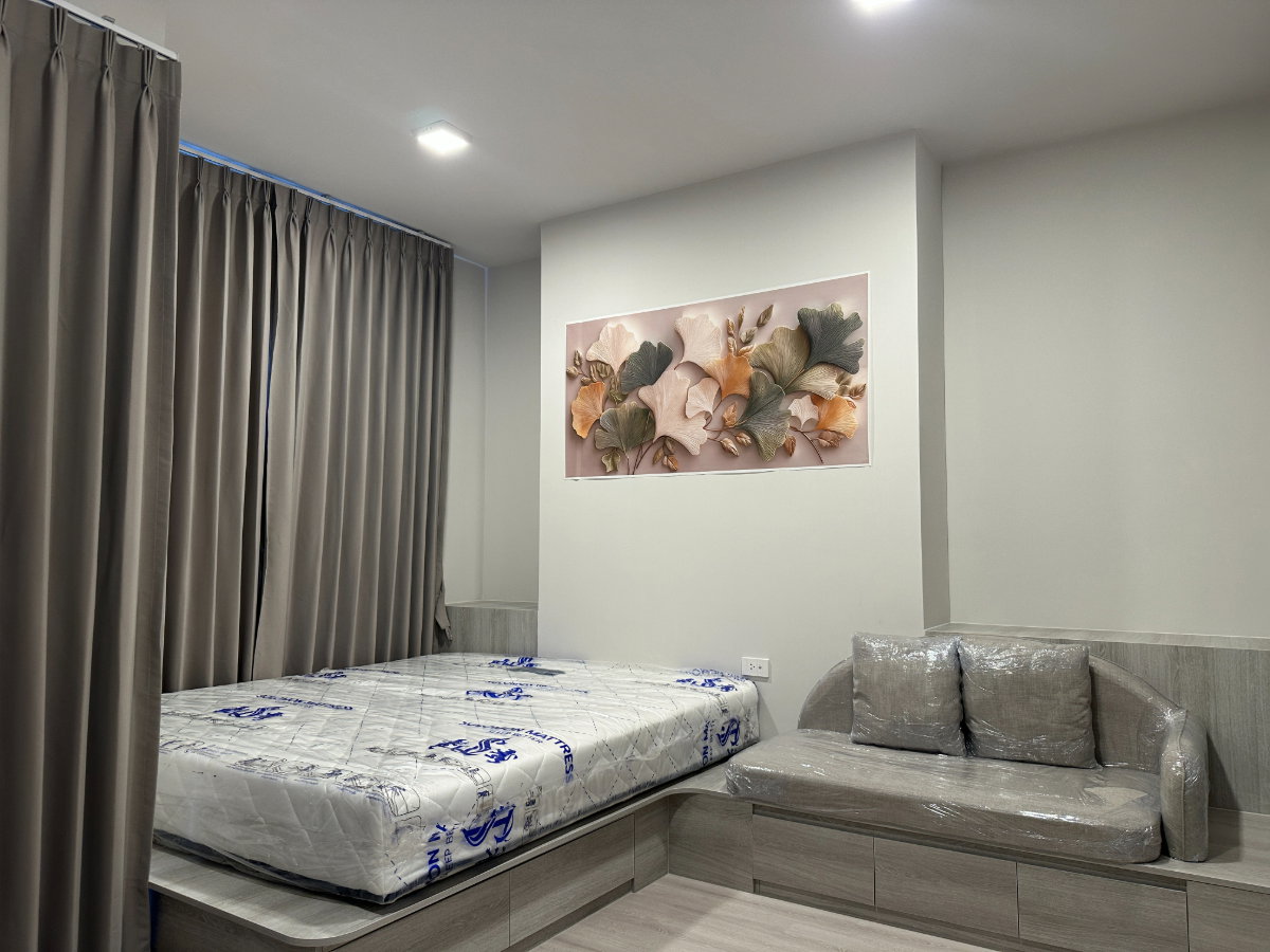 picture New Comfy Studio Room✨COBE Ratchada - Rama 9 | 18Floor Corner Room✨Fully Furnished✨Ready to move in✨ - 1/24