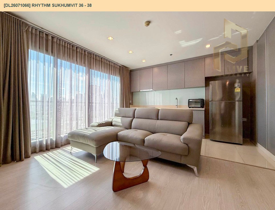 รูป DL26071066 ให้เช่าคอนโด ริทึ่ม สุขุมวิท 36 - 38 (Rhythm Sukhumvit 36 - 38) ใกล้ BTS ทองหล่อ พร้อมเข้าอยู่ โทรด่วน 0653619502 LineID @952jdxxk - รูปที่ 17/19