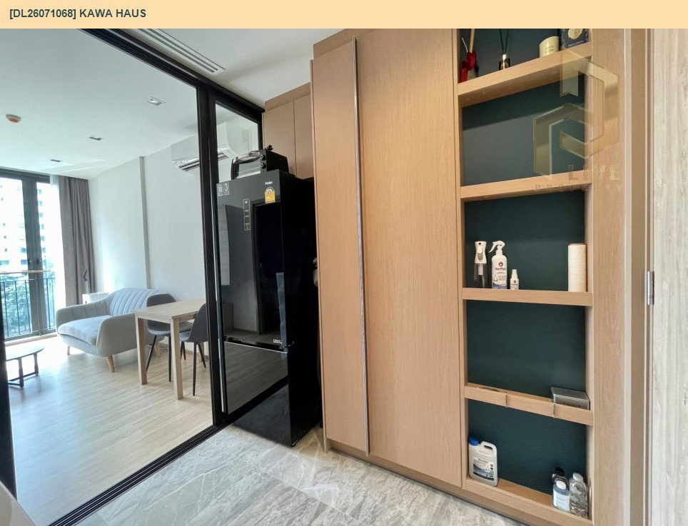 รูป DL26071068 ให้เช่าคอนโด คาวะ เฮาส์ (KAWA HAUS) ใกล้ BTS อ่อนนุช พร้อมเข้าอยู่ โทรด่วน 0614453194 LineID @952jdxxk - รูปที่ 7/10
