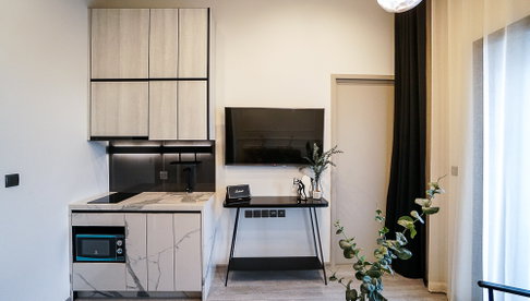 ✨ FOR RENT: THE LINE Sukhumvit 101 — MODERN HIGH-FLOOR LIVING NEXT TO BTS PUNNAWITHI! 💰 Rental Price: 19,000 THB/month