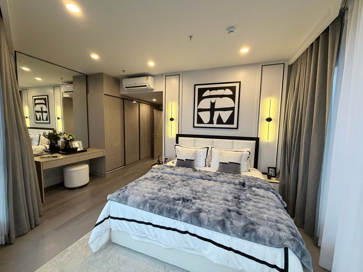 รูป Coco Parc 2BR Combine Unit ใจกลางพระราม 4 ใกล้ MRT พร้อมบริการระดับโรงแรม - รูปที่ 6/6