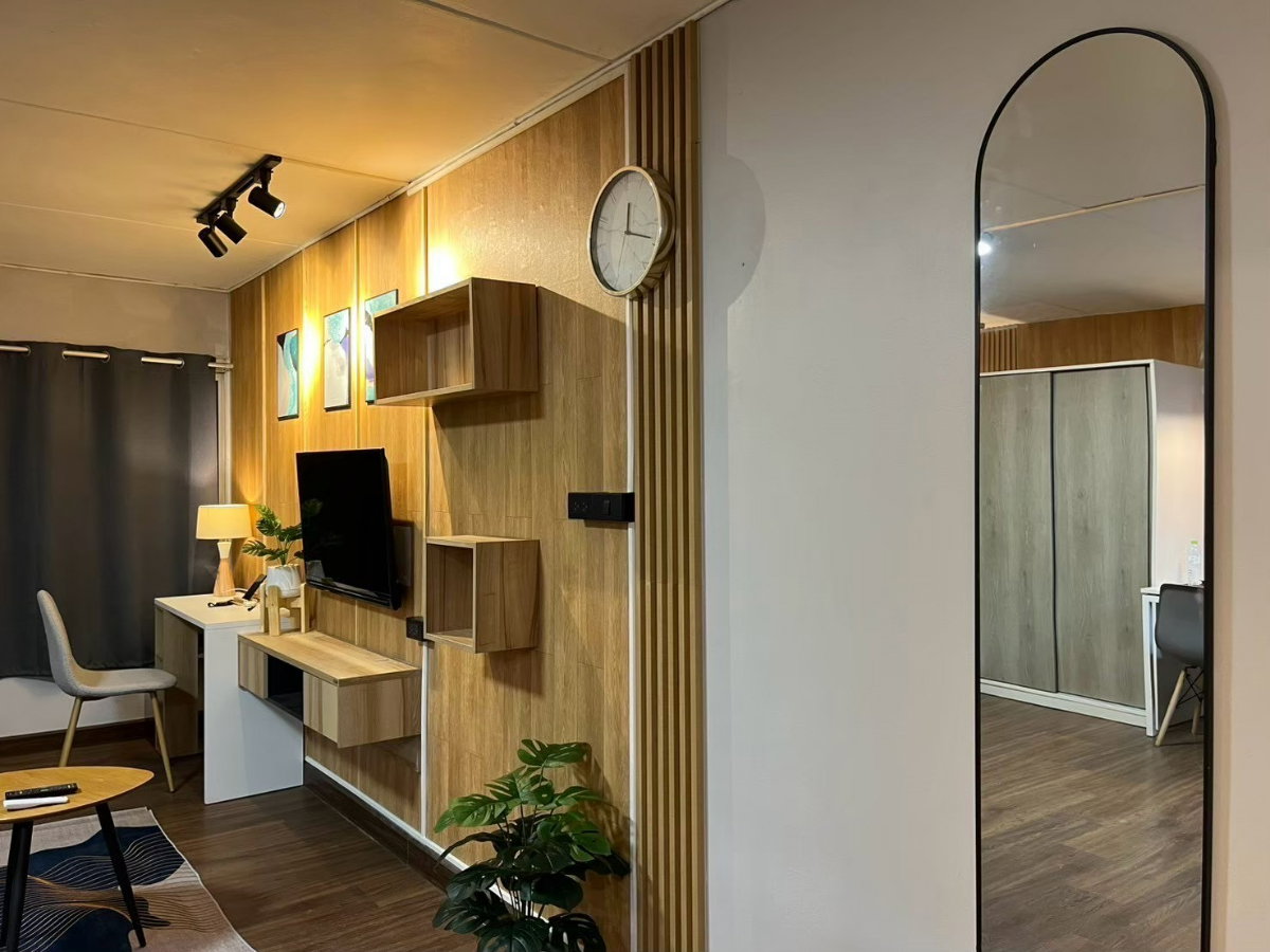 รูป ให้เช่า คอนโดป๊อบปูล่า เมืองทองธานี – แต่งสวยสไตล์ Modern Muji อบอุ่น เรียบง่าย พร้อมเข้าอยู่ทันที - รูปที่ 4/15