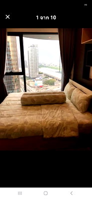 คอนโดให้เช่า : Ideo Mobi Asoke | ให้เช่า 23,000 บาท/เดือน | 1 ห้องนอน 34 ตร.ม. | ติด MRT เพชรบุรี ใกล้ Singha Complex พร้อมอยู่