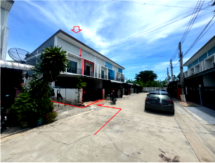 Townhouses for sale Phan Thong Chonburi : TOWN HOUSE 17.1 Sq.w. Phan Thong Chonburi for 2M