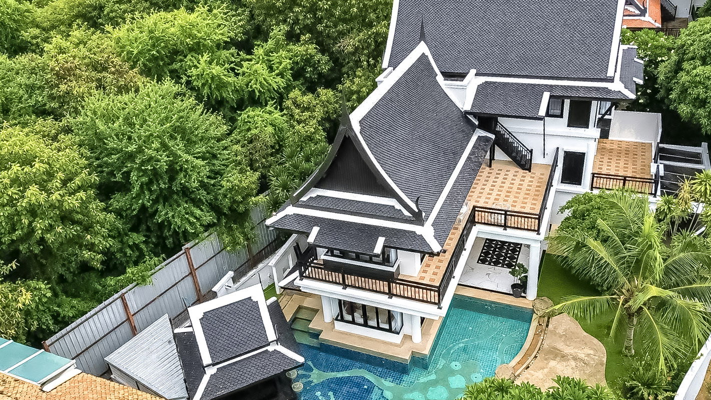 picture Thai Modern Pool Villa for Rent Na Jomtien Pattaya 4Bedroom - 15/15