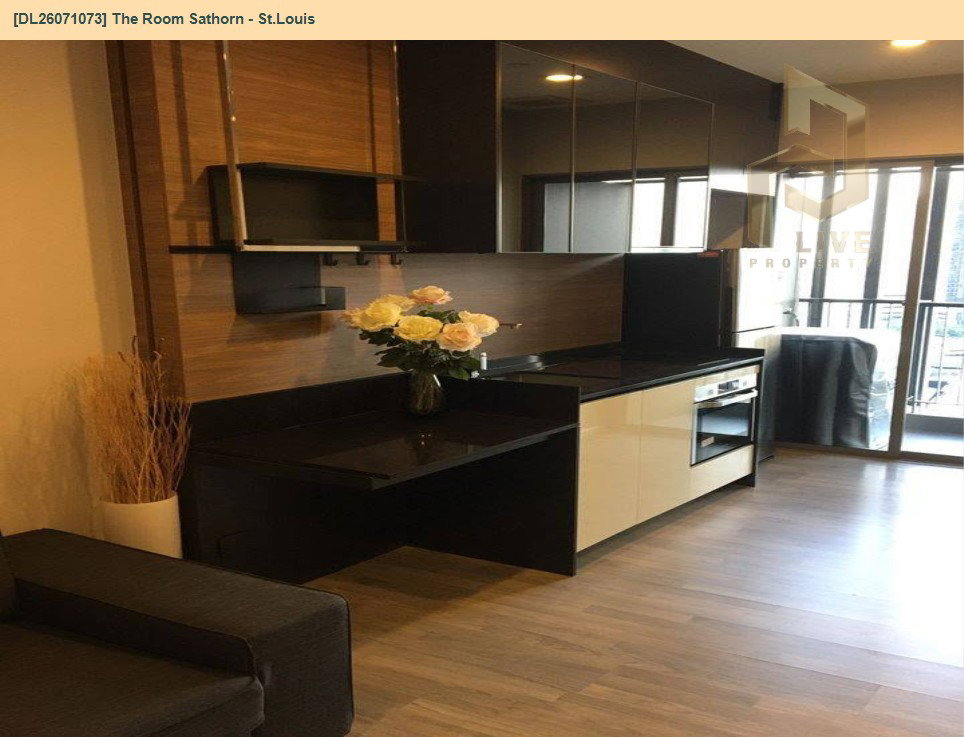 รูป DL26071073 ให้เช่าคอนโด เดอะ รูม สาทร - เซนหลุยส์ (The Room Sathorn - St.Louis) ใกล้ BTS สุรศักดิ์ พร้อมเข้าอยู่ โทรด่วน 0638692663 LineID @952jdxxk - รูปที่ 4/6