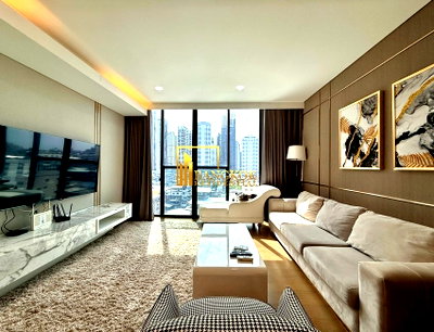 คอนโดให้เช่า : Siamese Exclusive Queens | Stylish 2 Bedroom Condo For Rent - BR17056CD