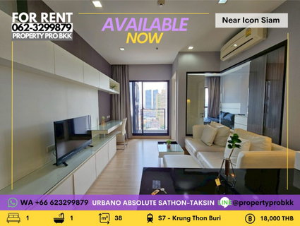รูปภาพ 🌟✨ Live in Style at Urbano Absolute Sathorn–Taksin | Modern 1-Bedroom Near BTS Krung Thon Buri