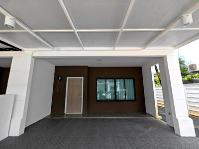 Houses for rent Chiang Mai : Townhome for rent, Pruksa Ville 120 Airport, corner unit, 2 stories, fully furnished, Mae Hia area, near the airport and Central Airport Plaza. RH-39