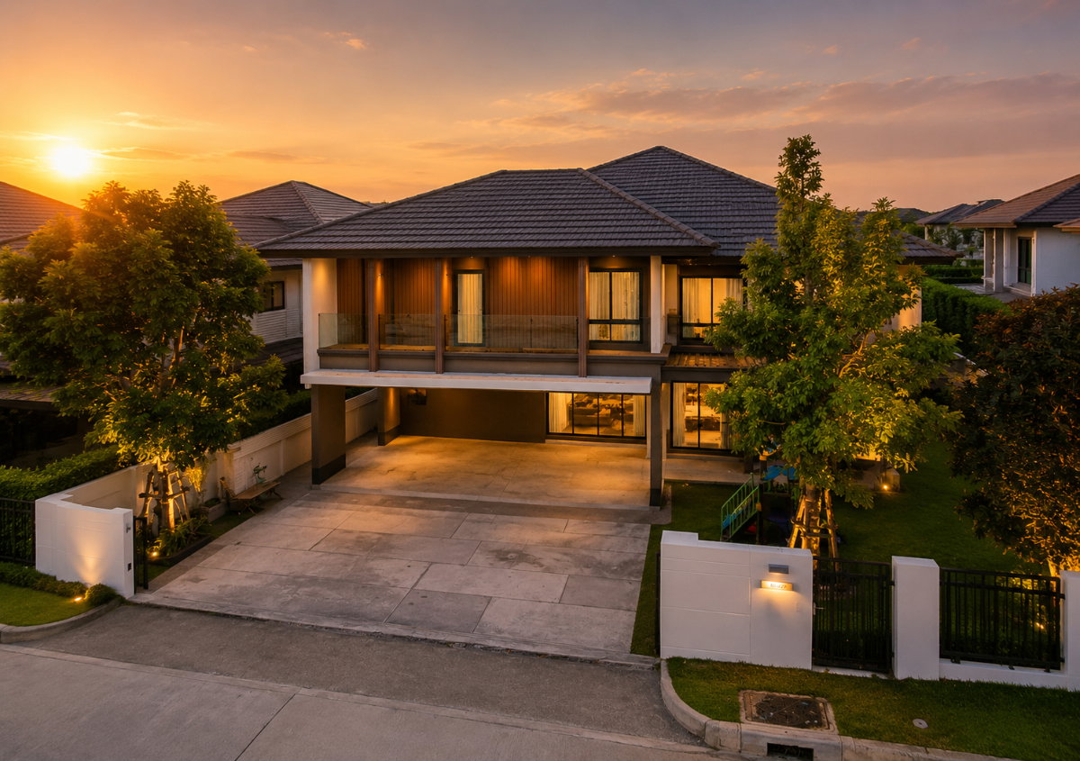 รูป ขายด่วน!! บ้านบุราสิริ บางนา(114 ตร.ว.) 4 นอน 5 น้ำ แต่งสวย  - รูปที่ 2/42