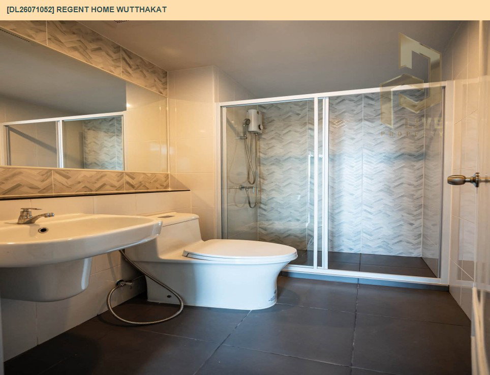 รูป DL26071052 ให้เช่าคอนโด  รีเจ้นท์ โฮม วุฒากาศ (Regent Home Wutthakat) ใกล้ BTS วุฒากาศ พร้อมเข้าอยู่ โทรด่วน 0614453194 LineID @952jdxxk - รูปที่ 11/13