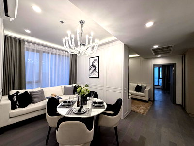 ขายคอนโด :  Coco Parc 2BR Combine Unit ใจกลางพระราม 4 ใกล้ MRT พร้อมบริการระดับโรงแรม