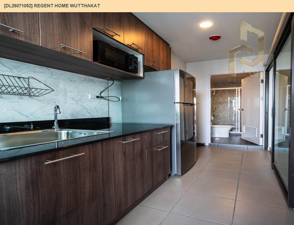 รูป DL26071052 ให้เช่าคอนโด  รีเจ้นท์ โฮม วุฒากาศ (Regent Home Wutthakat) ใกล้ BTS วุฒากาศ พร้อมเข้าอยู่ โทรด่วน 0614453194 LineID @952jdxxk - รูปที่ 9/13